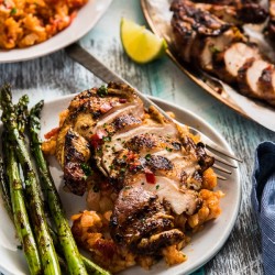 Grilled Chicken Breast Black Bean